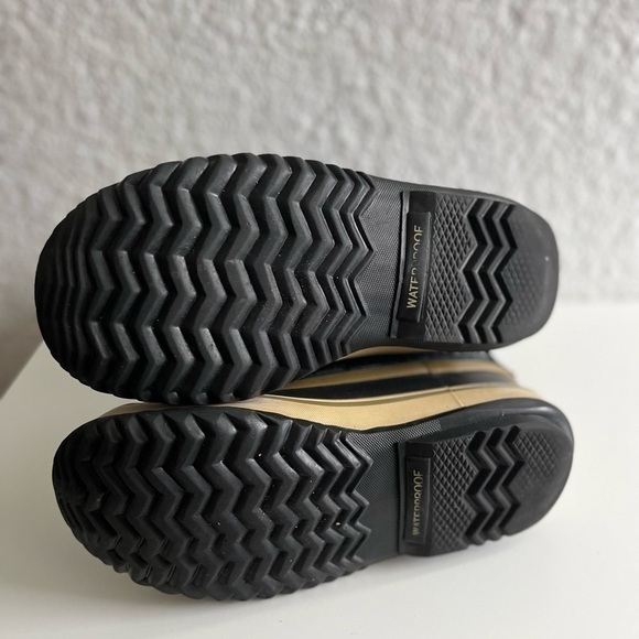 womens Sorel Snowflake Black Waterproof Snow Boots NL1715-011 Size 6 - Picture 5 of 7